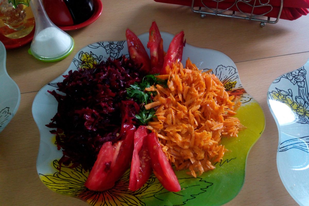 Beet and Carrot Salad with Sesame