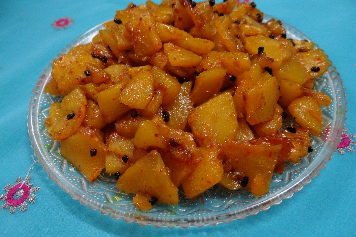 Pumpkin coconut curry served for dinner