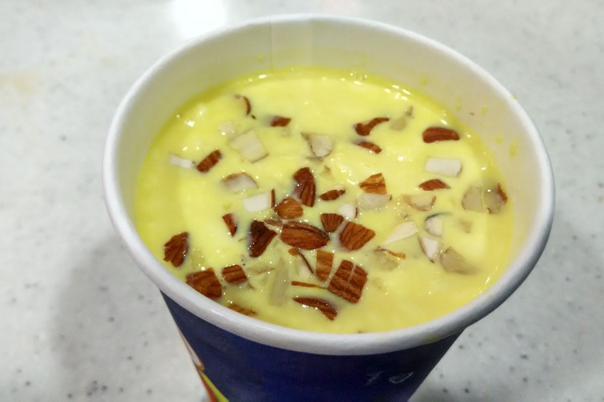 Warm Saffron Almond Milk